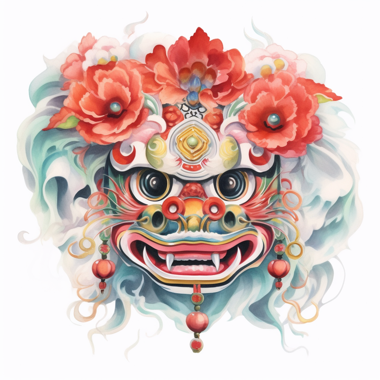 Chinese Lion Dance Head,Lion Mask,Chinese New Year
