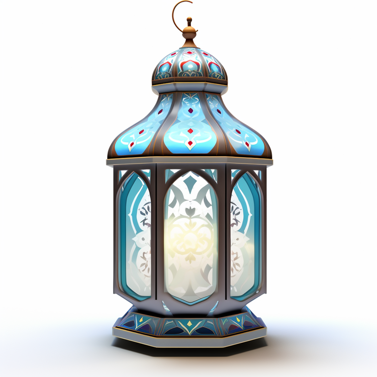 Islamic Lantern,Lantern,Blue