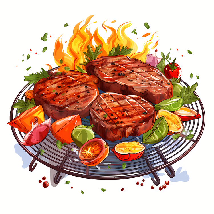 Cooked Beef Steaks,Bbq,Others