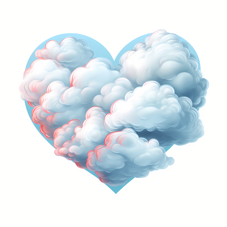 Love Heart,Heart Shaped Cloud,Others