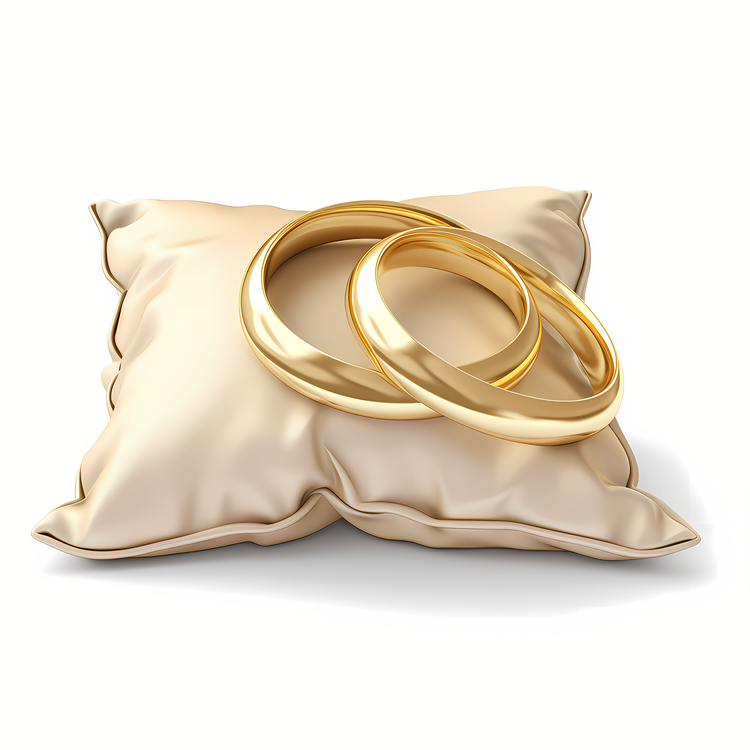 Pillows,Rings,Wedding