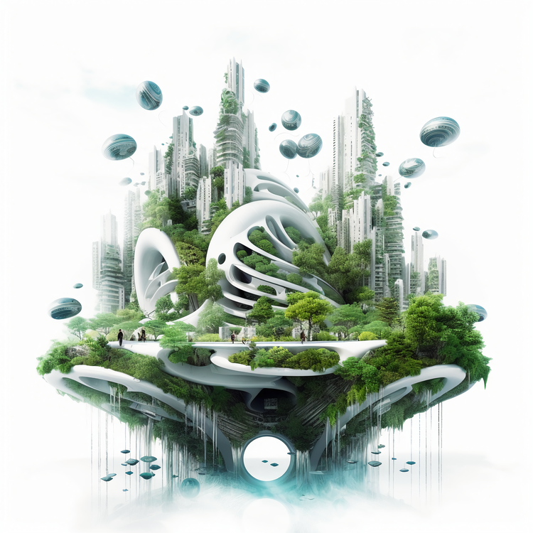 Green World,Eco,Futuristic
