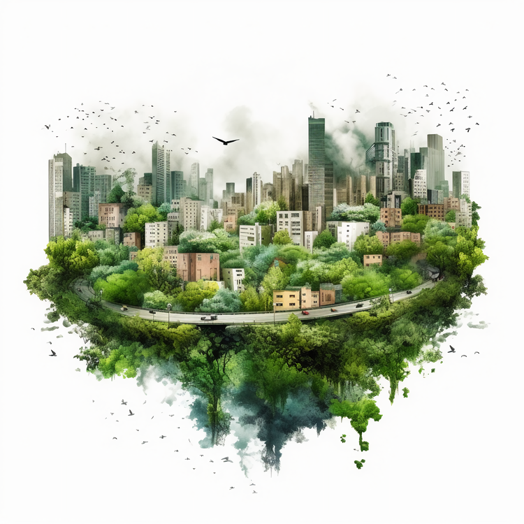 Green World,Eco,Urban
