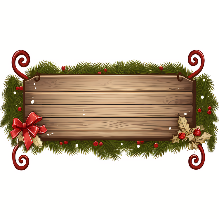 Christmas Wooden Sign Board,Others