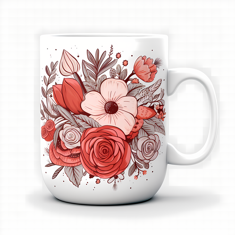 Flowers,Mug,Valentine