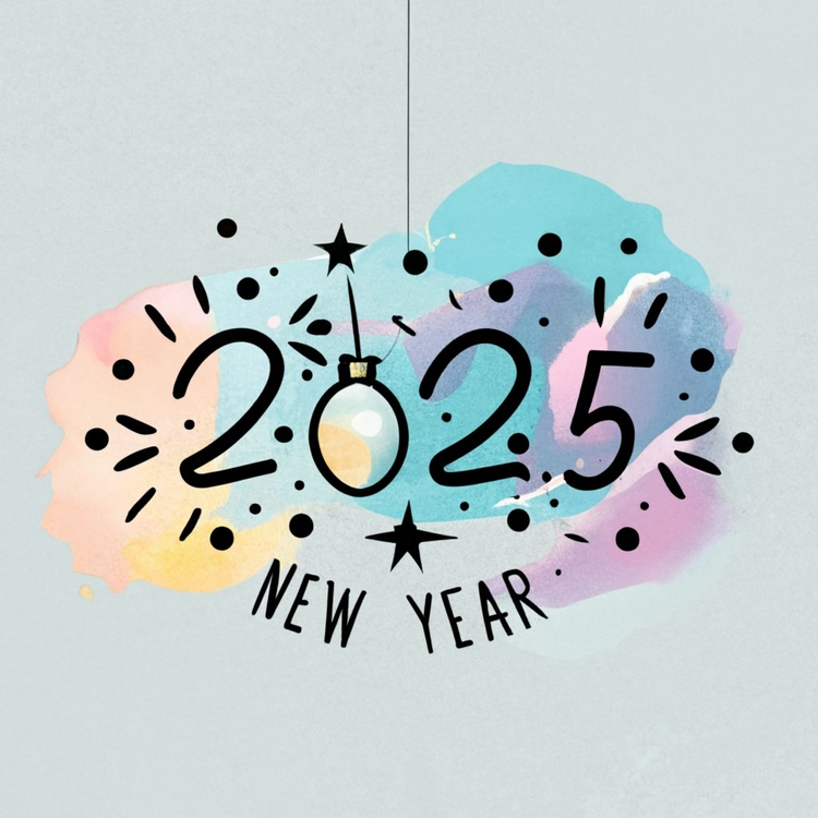 2025 Happy New Year,Happy New Year,Year 2024