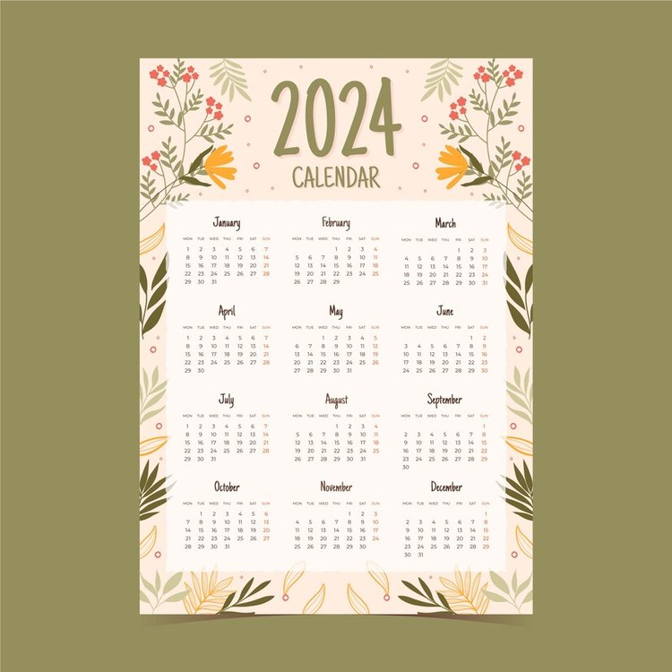2024 Yearly Calendar,2024 Calendar,2025 Calendar Template
