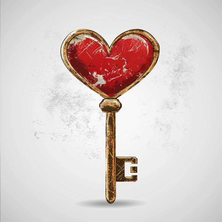 Valentine Key,Key,Heart