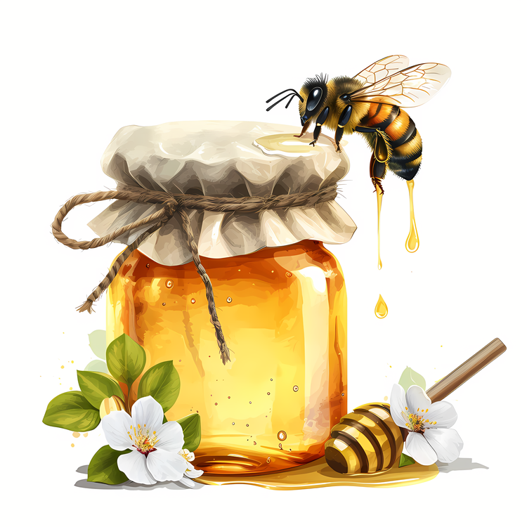Honey Glass Jar,Bee,Others