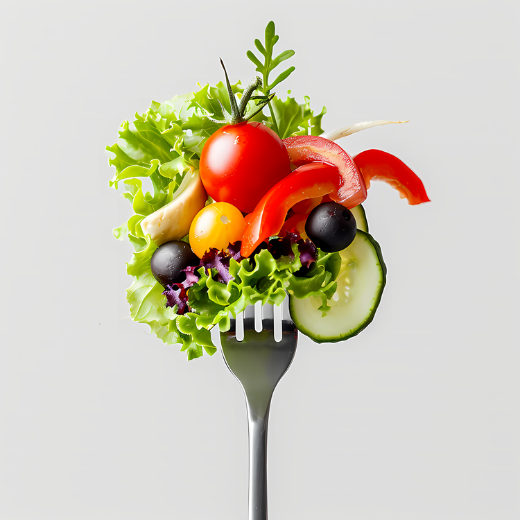 Vegetables On A Fork,Others