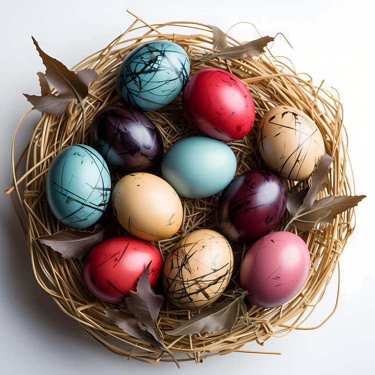Easter Eggs In Basket,Others