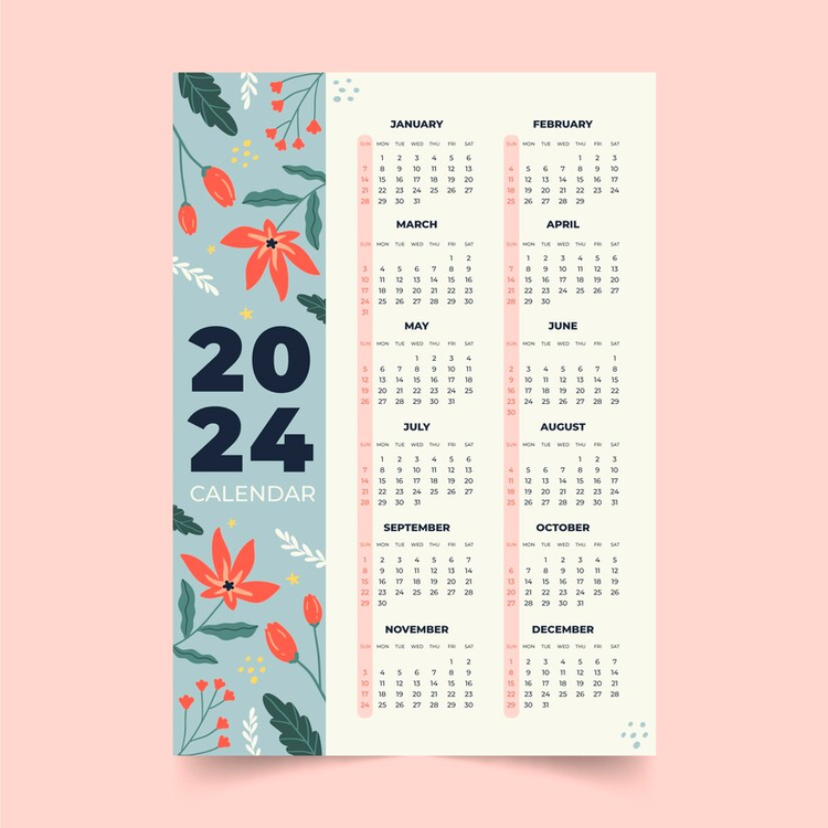 2024 Yearly Calendar,Here Are Ten  For The Image,Calendar