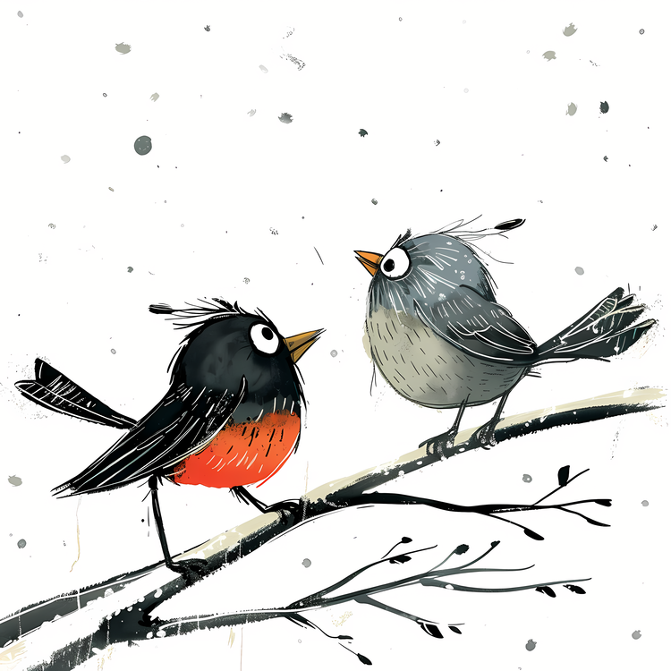 Shivering Birds,Winter Birds,Others