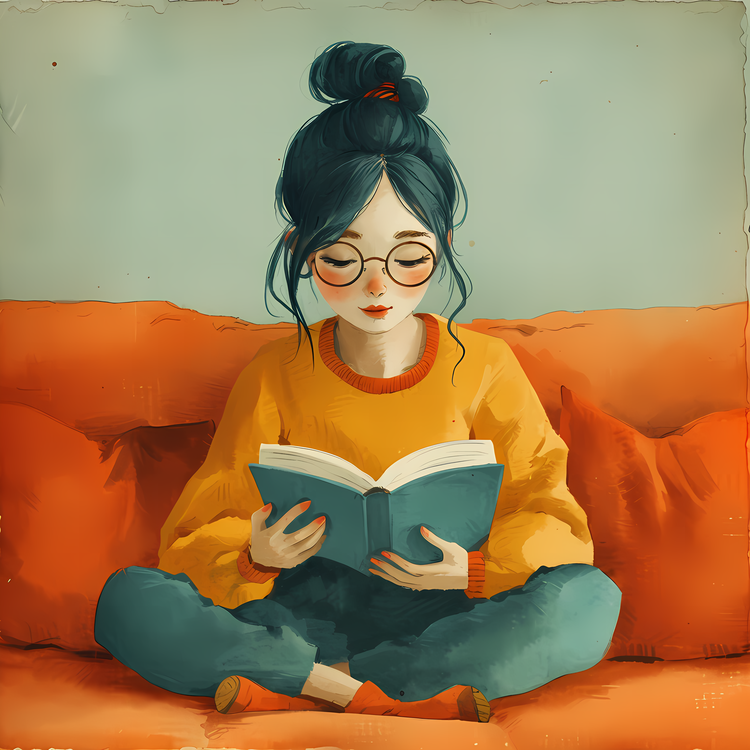 Woman Reading Book,Others