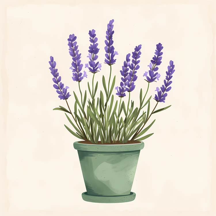 Lavender In Pot,Others