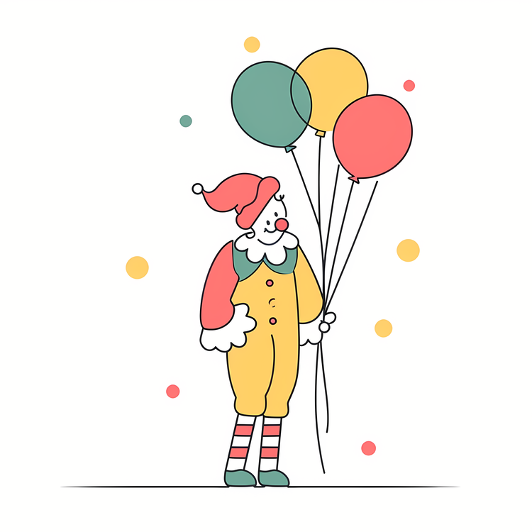 Clown With Balloons,Others
