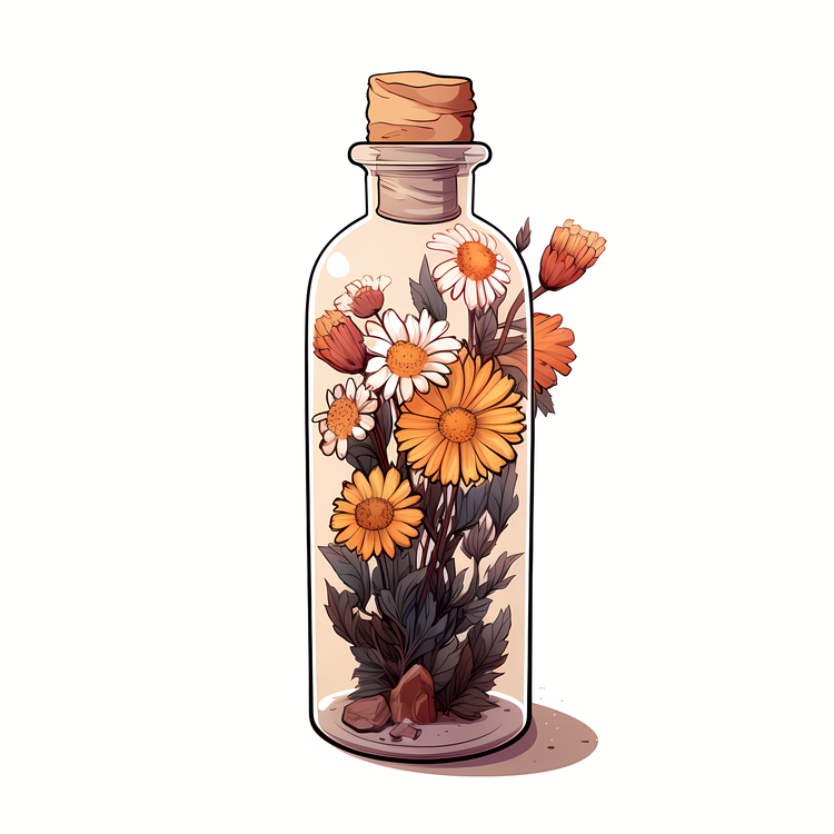 Dry Flower,Glass Bottle,Others