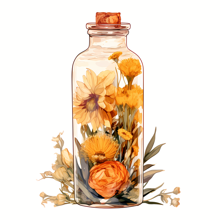 Dry Flower,Glass Bottle,Others