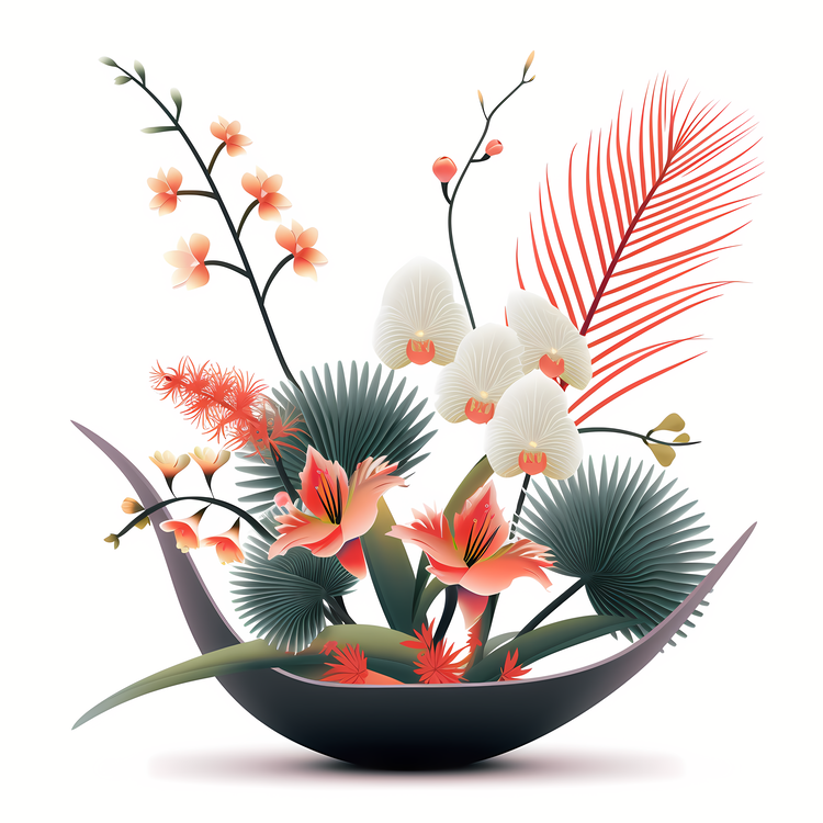 Ikebana Flower Arrangement,Others