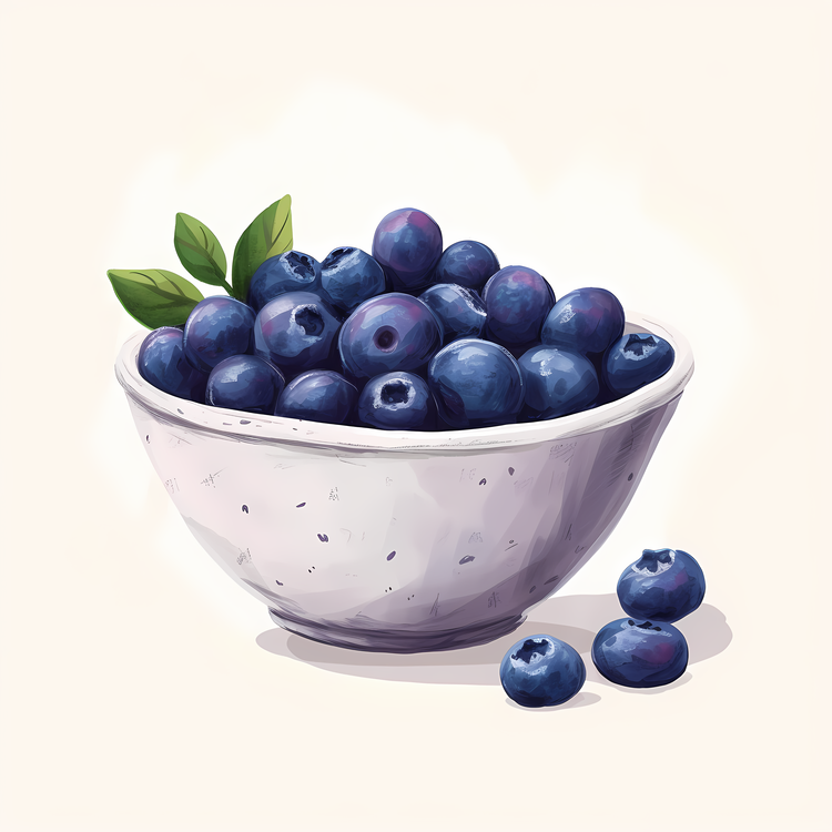 Blueberry,Bowl,Blueberries