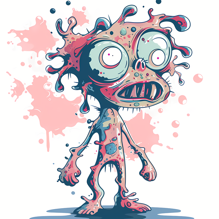 Zombie,Monster,Cartoon