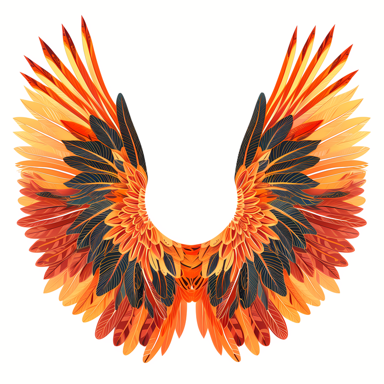 Fire Wings,Colorful,Dynamic