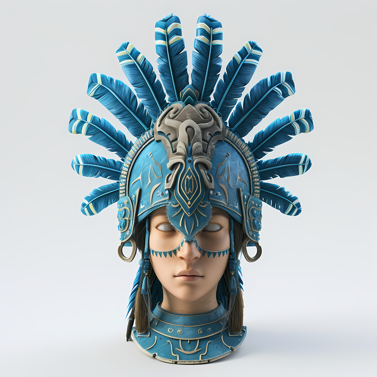 Inca Empire Headgear,3d Modeling,3d Character