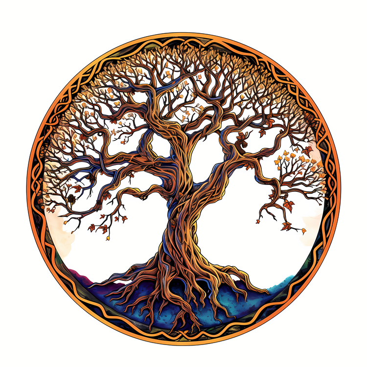 Tree Of Life,Tree,Yinyang Symbol