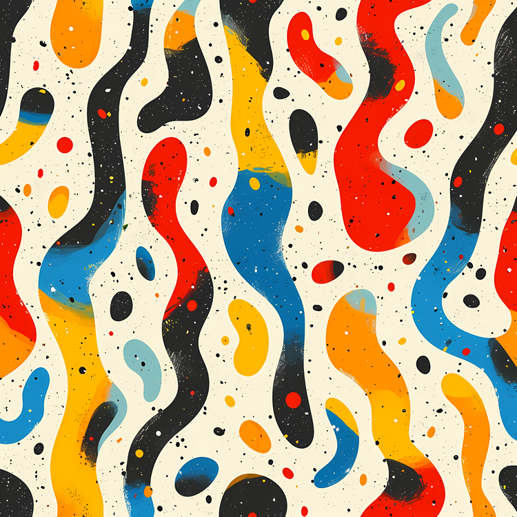 Abstract Shapes Pattern,Colorful,Abstract