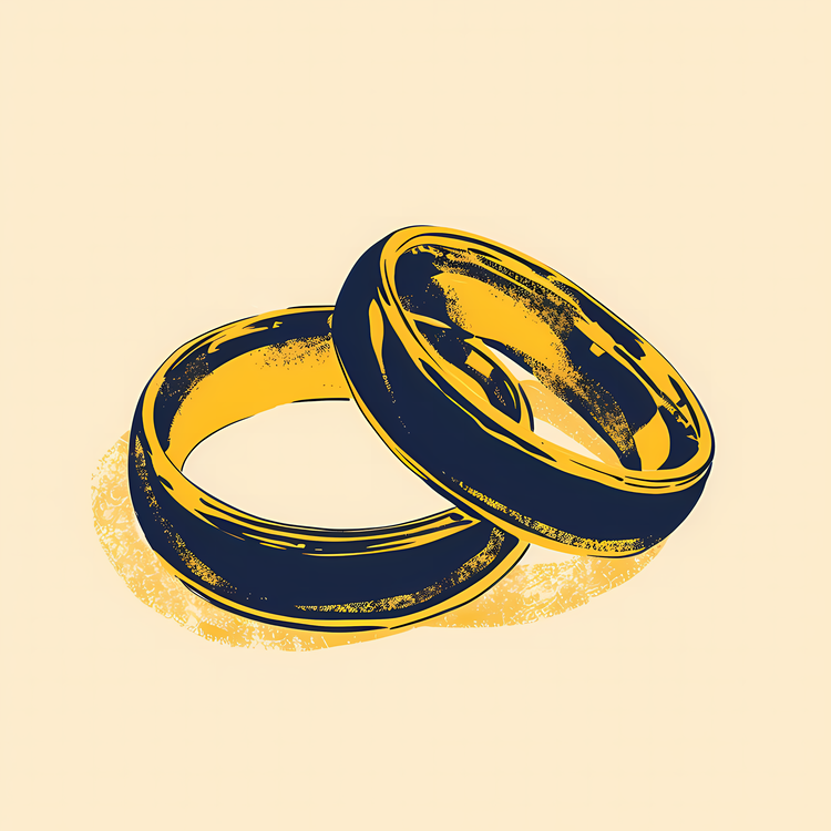 Wedding Rings,Gold,Yellow