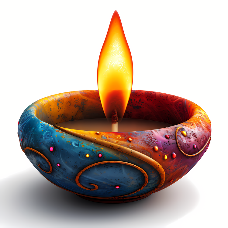 Diwali Lamp,Colorful,Illumination