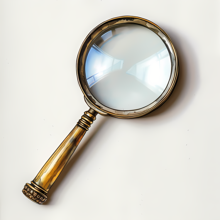 Magnifying Glass,Object,White Background