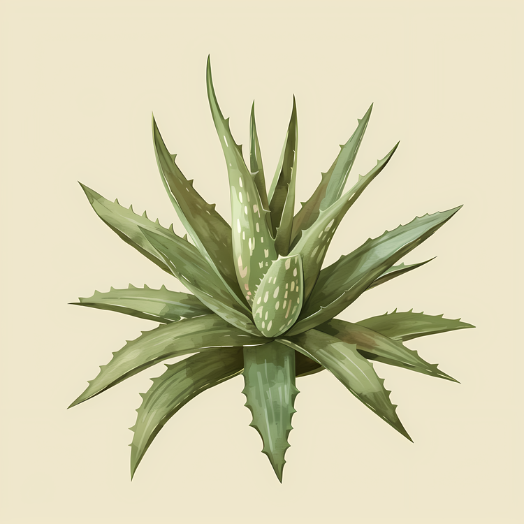 Aloe Vera Leaf,Plant,Botanical