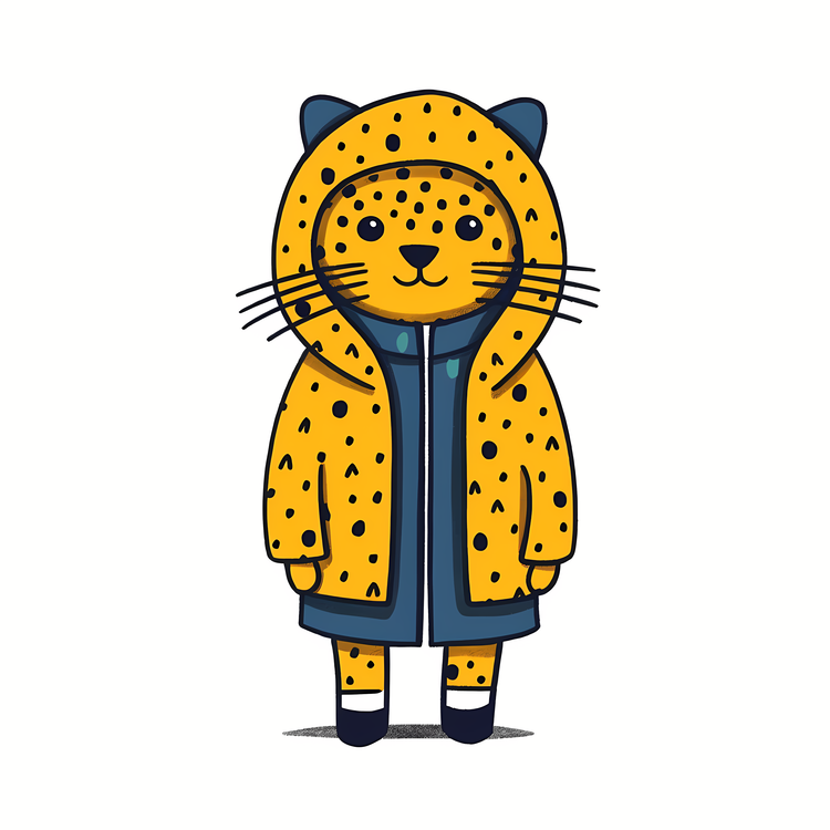 Leopard,Jacket,Cat