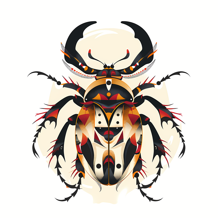 Tibetan Beetle,Tattoo,Insect