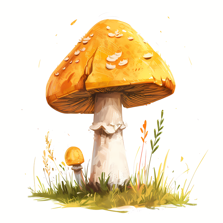 Common Mushroom,Fungus,Yellow Mushroom