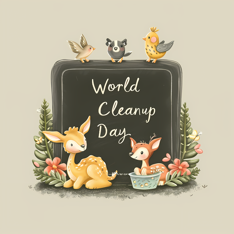 World Cleanup Day,Baby Animals,Cute