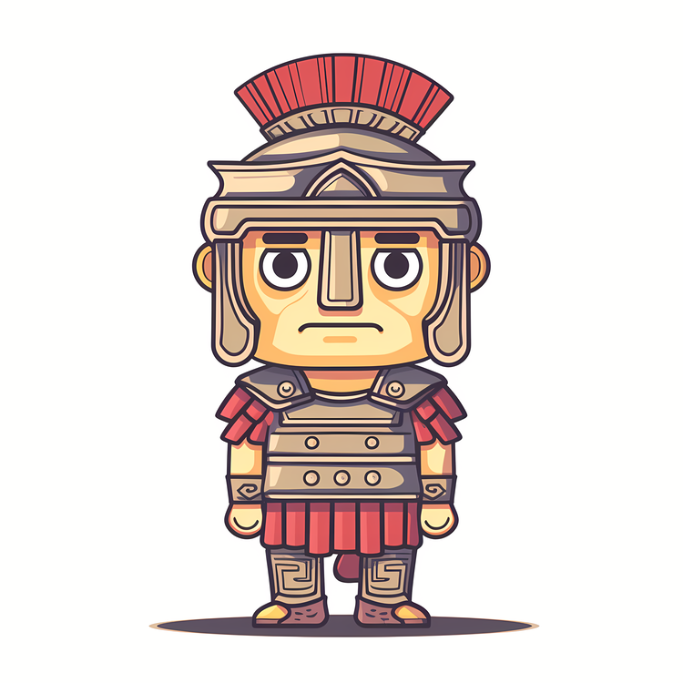 Ancient Rome Soldier,Cartoon,Character Design