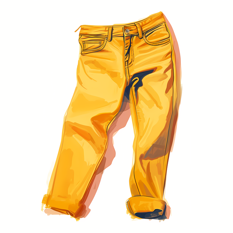 Jeans,For   Could Be Pants,Yellow