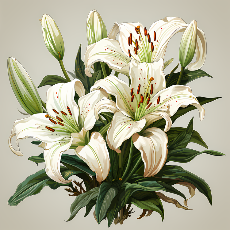 Easter Lily,Flowers,White Lilies