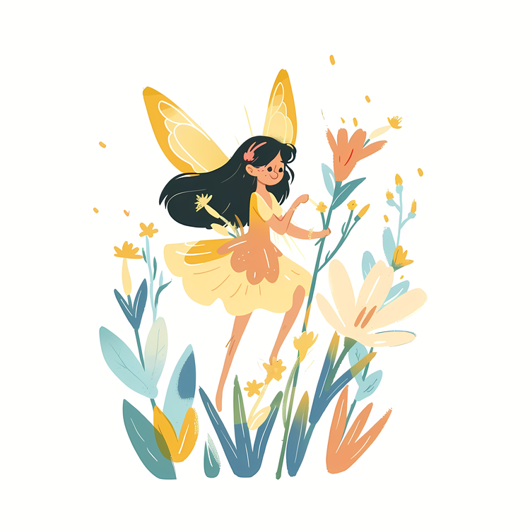 Flower Fairy,Fairy,Garden