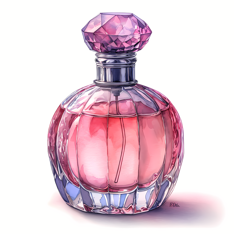 Perfume Bottle,Perfume,Pink Bottle