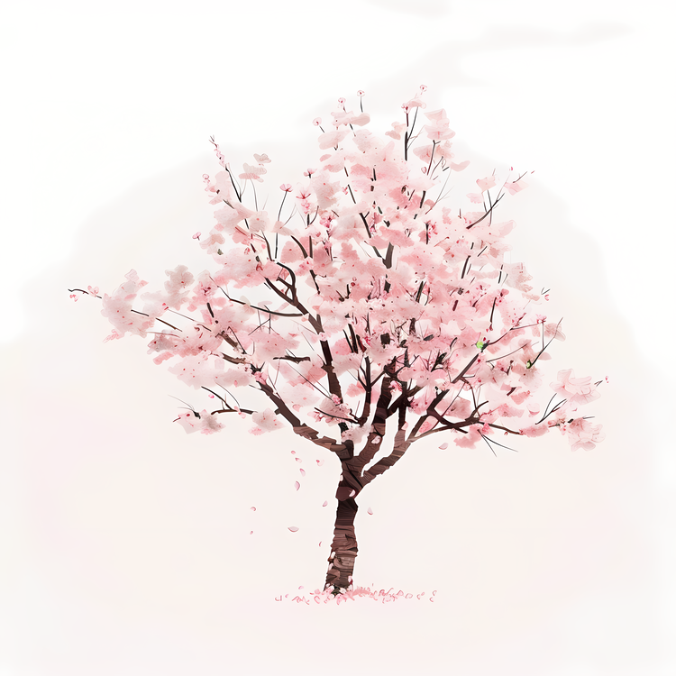 Cherry Blossom Tree,Blossoming Tree,Pink Blossoms