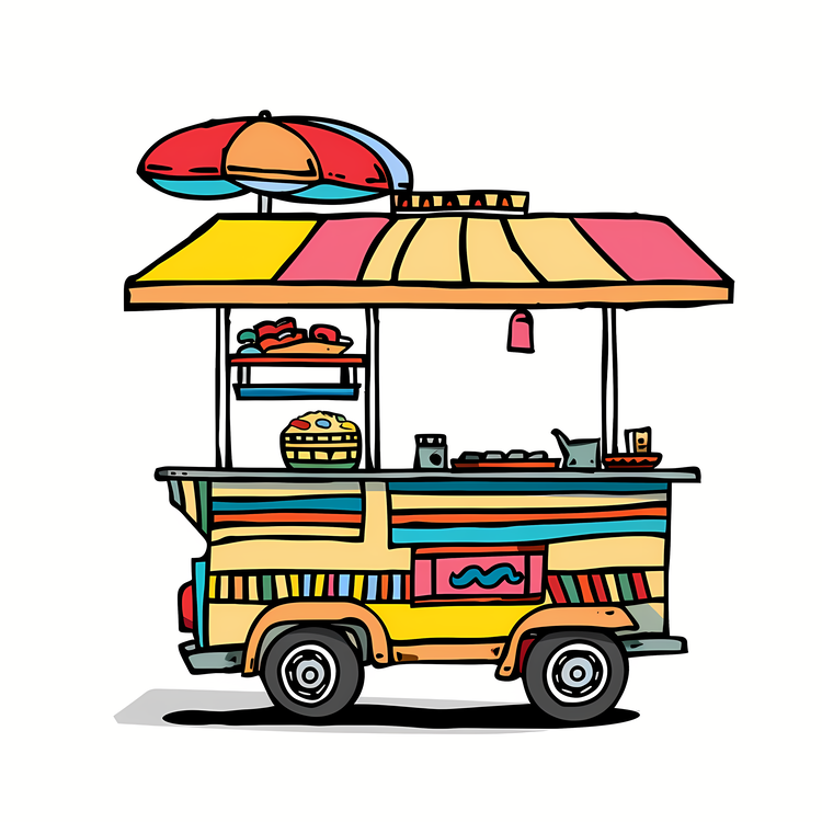 Food Cart,Cart,Street Vendor