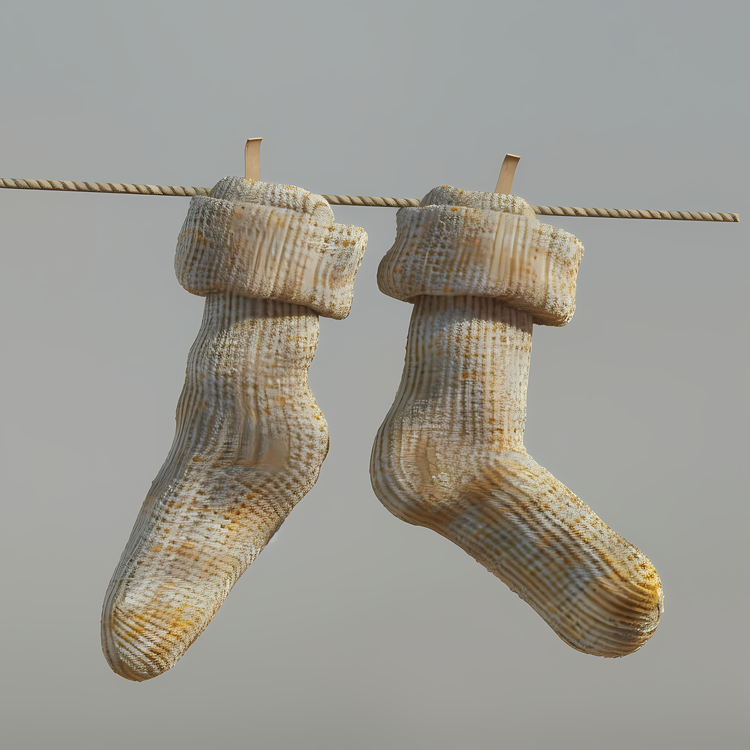 Hanging Socks,Socks,White
