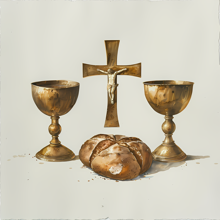 Maundy Thursday,Watercolor,Painting