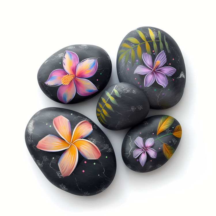 Spa Stones,Colorful Stones,Painted Rocks
