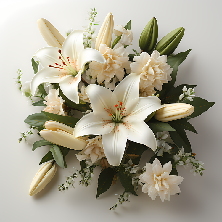 Easter Lily,Bouquet,Flowers
