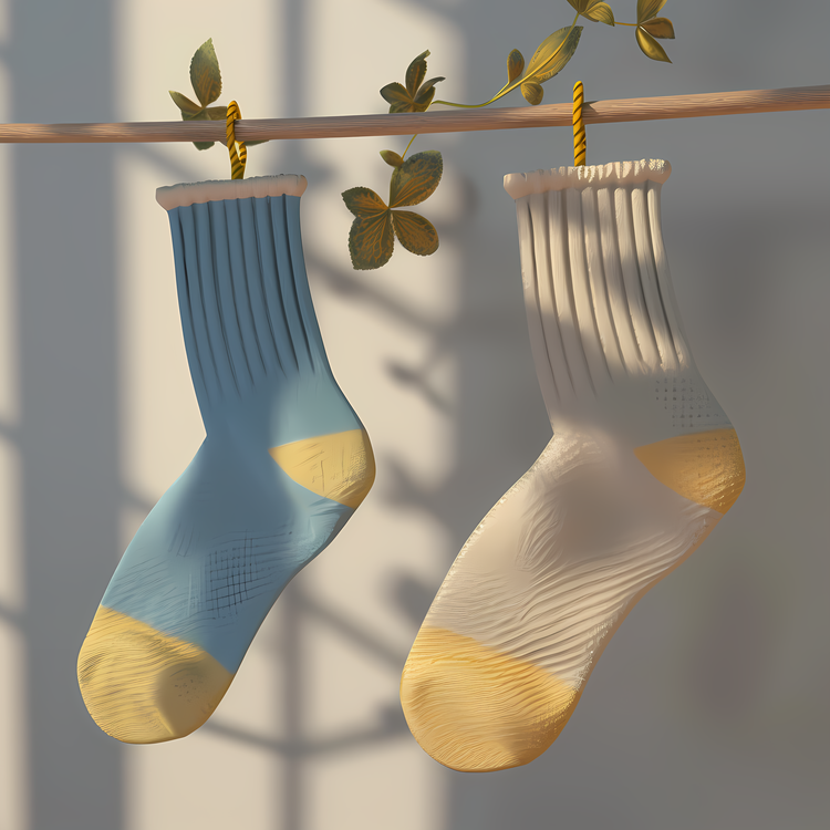 Hanging Socks,Socks,White Socks