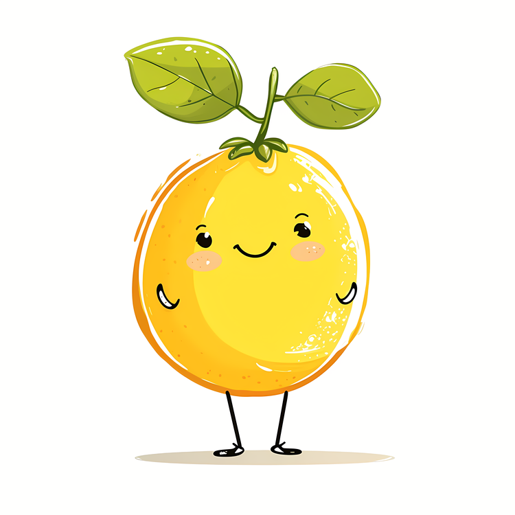 Cartoon Lemon,Lemons,Fruit